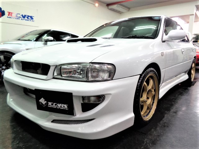 GC8 インプレッサ ダックテール スポイラー ABS製 ウイング ホイール バンパー マフラー インタークーラー タービン STI ボンネット 車高調  - パーツ